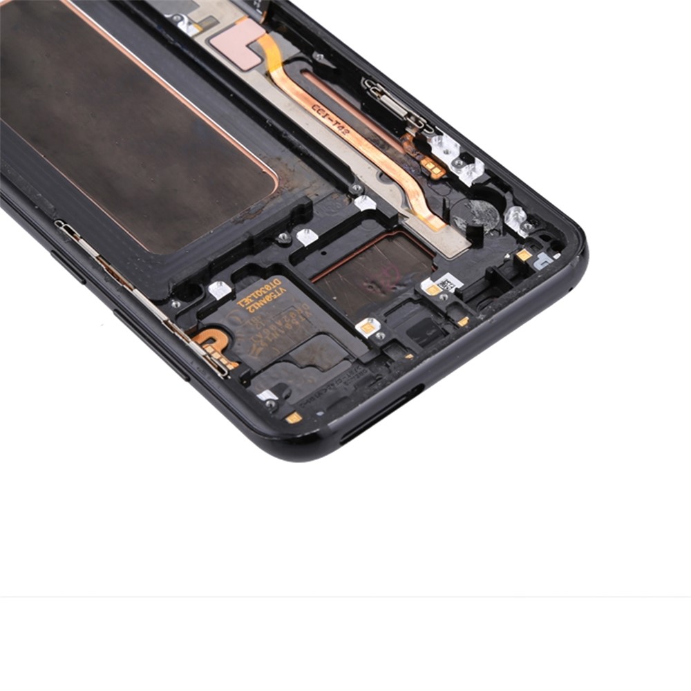 OEM Screen and Digitizer Assembly + Frame + Small Parts Replacement for Samsung Galaxy S8+ G955 - Black-5