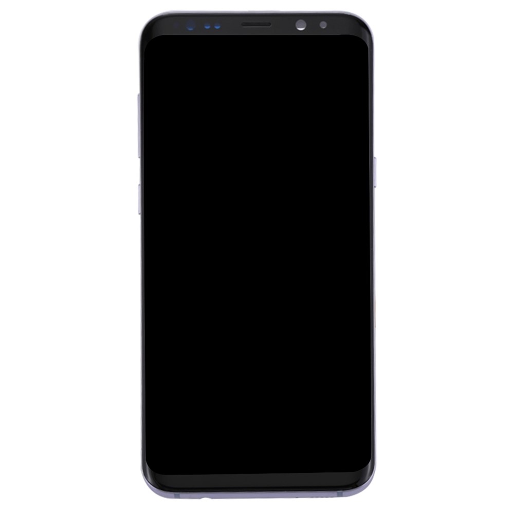 For Samsung Galaxy S8+ G955 OEM Part Screen and Digitizer Assembly + Frame + Small Parts - Silver Color-2