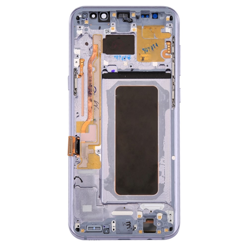 For Samsung Galaxy S8+ G955 OEM Part Screen and Digitizer Assembly + Frame + Small Parts - Silver Color-3