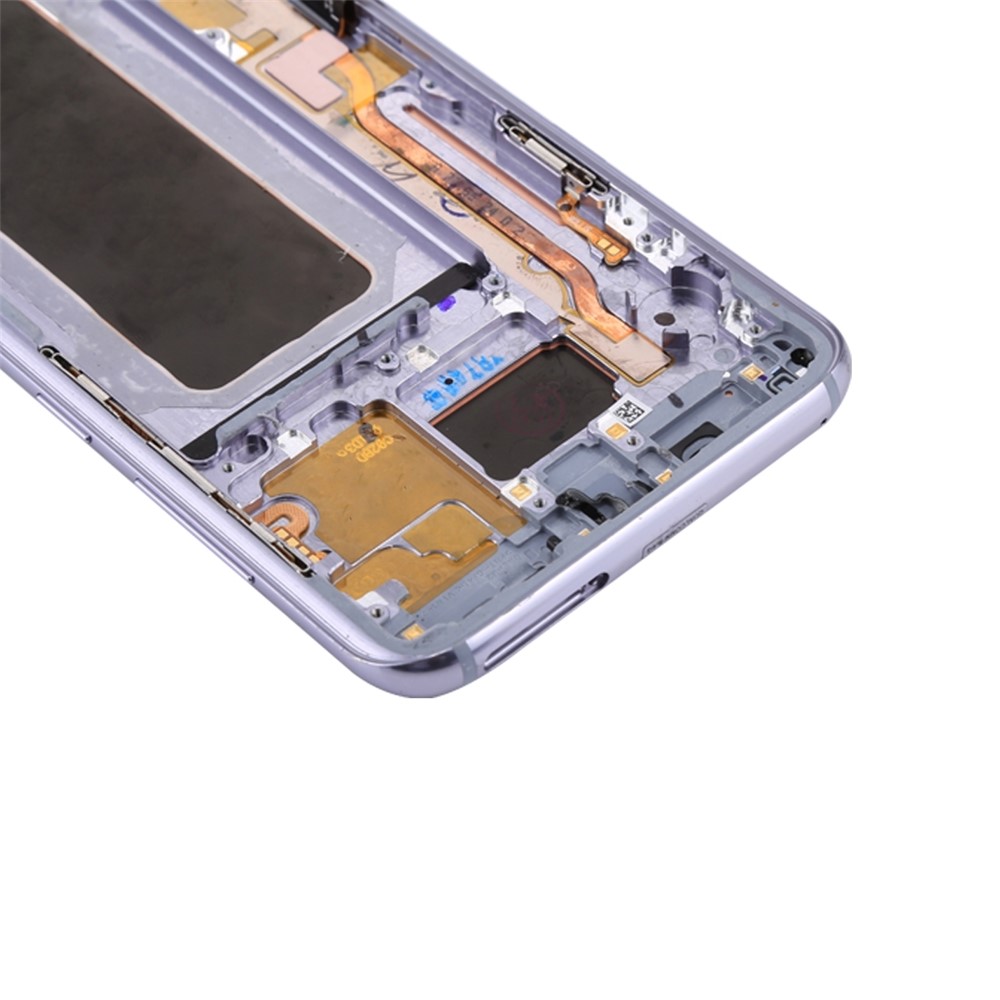 For Samsung Galaxy S8+ G955 OEM Part Screen and Digitizer Assembly + Frame + Small Parts - Silver Color-5