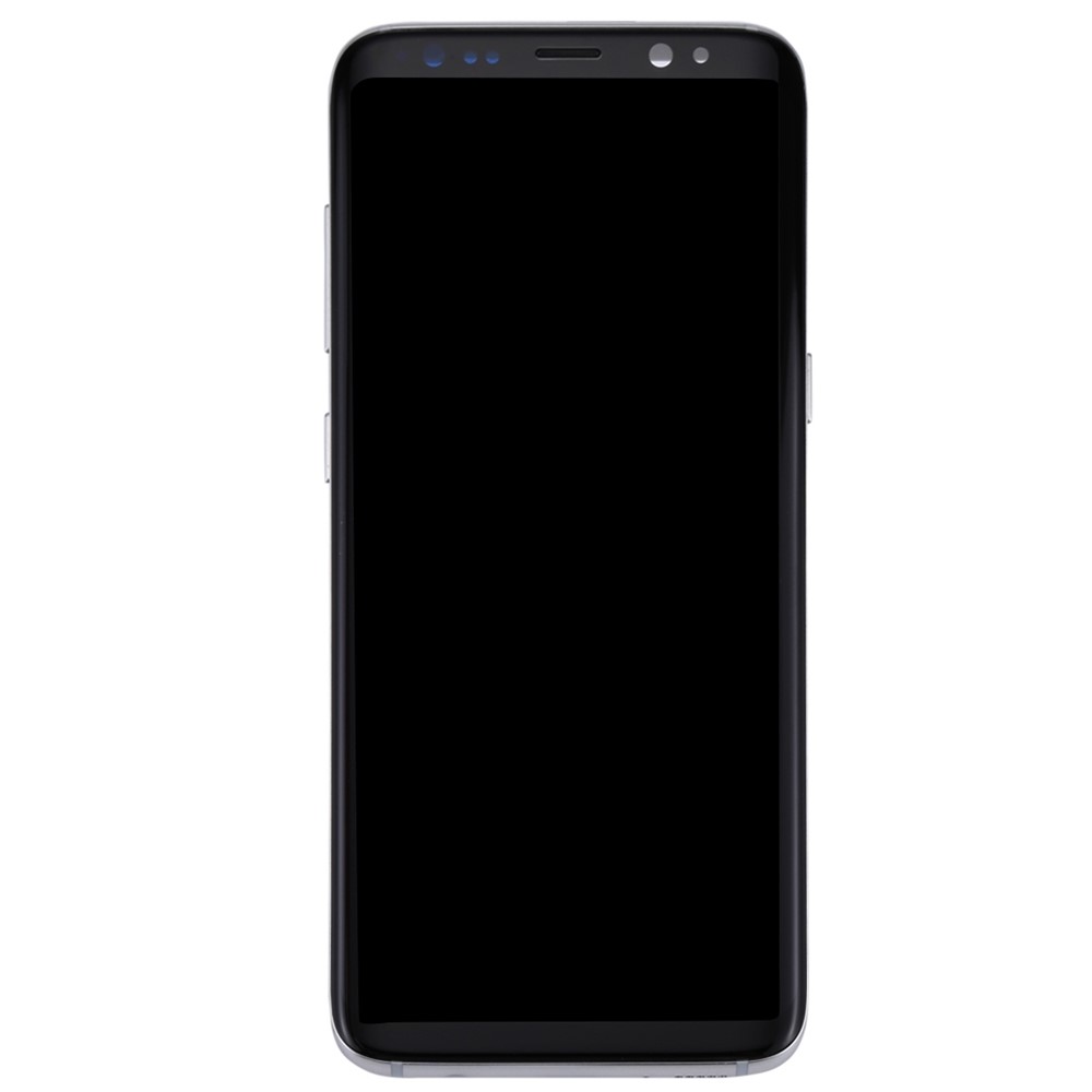 OEM Screen and Digitizer Assembly + Frame + Small Parts for Samsung Galaxy S8 Plus G955 - Orchid Gray-2