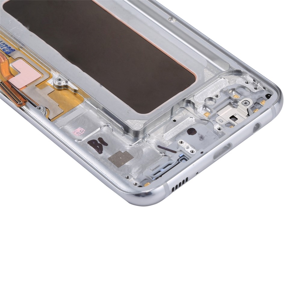 OEM Screen and Digitizer Assembly + Frame + Small Parts for Samsung Galaxy S8 Plus G955 - Orchid Gray-4