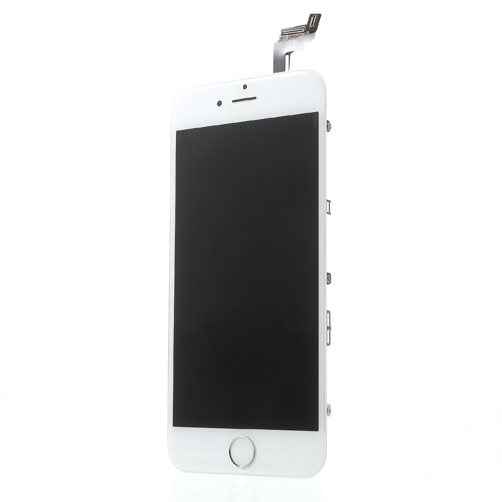 LCD Screen and Digitizer Assembly Replacement with Frame and Small Parts (Made by China Manufacturer) for iPhone 6 Plus - White-3