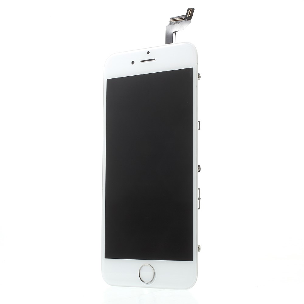 LCD Screen and Digitizer Assembly Replacement with Frame and Small Parts (Made by China Manufacturer, 380-450cd/m2 Brightness + Full View) (without Logo) for iPhone 6s Plus 5.5-inch - White-3