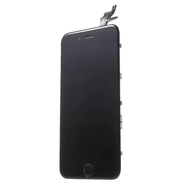 For iPhone 6s Plus LCD Screen and Digitizer Assembly with Frame and Small Parts (Non-OEM Screen Glass Lens, OEM Other Parts) - Black-3
