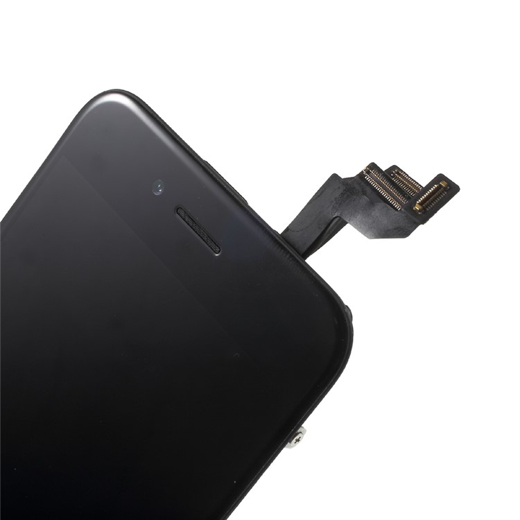 For iPhone 6s Plus LCD Screen and Digitizer Assembly with Frame and Small Parts (Non-OEM Screen Glass Lens, OEM Other Parts) - Black-6
