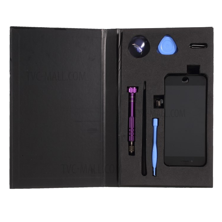 LCD Screen and Digitizer Assembly + Disassemble Repair Opening Tool Kit for iPhone 7 Plus 5.5 inch - Black-7