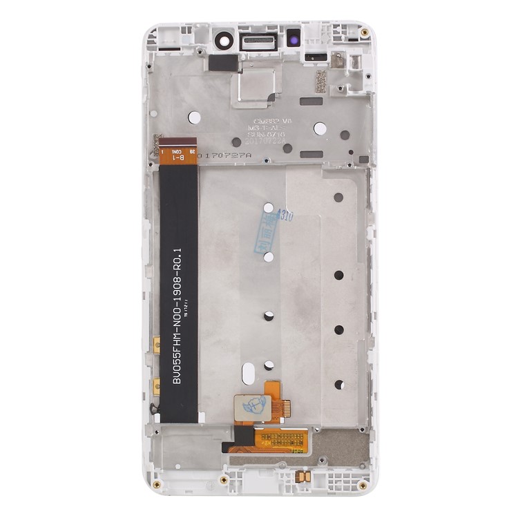 For Xiaomi Redmi Note 4X (MTK Helio X20 4GB+64GB Version) LCD Screen and Digitizer Assembly Part with Frame - White-2