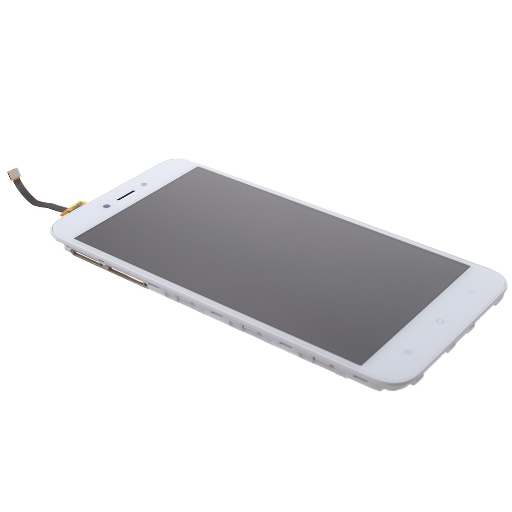 Ecrã LCD E Digitalizador Conjunto Com Armação (não-oem Lente De Vidro Da Tela, OEM Outras Partes) Para Xiaomi Redmi 5A - Branco-4
