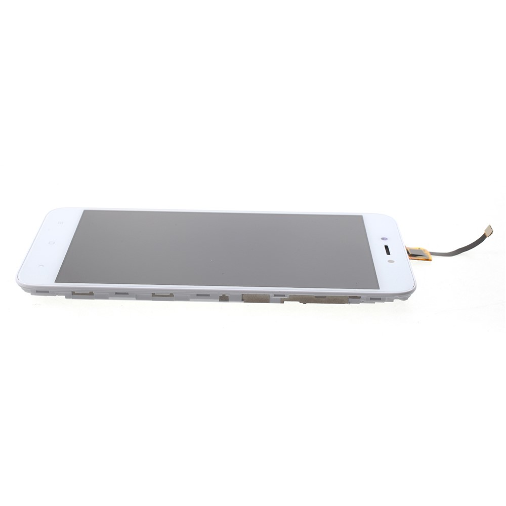 Ecrã LCD E Digitalizador Conjunto Com Armação (não-oem Lente De Vidro Da Tela, OEM Outras Partes) Para Xiaomi Redmi 5A - Branco-5