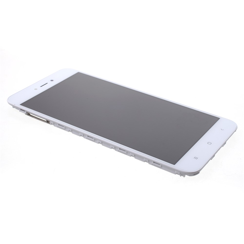 OEM LCD Screen and Digitizer Assembly + Frame Replace Part for Xiaomi Redmi Note 5A/Y1 Lite (India) - White-3