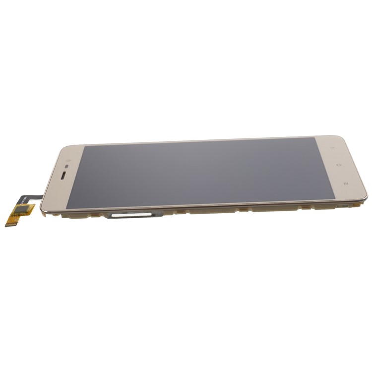 OEM LCD Screen and Digitizer Assembly + Frame Replace Part for Xiaomi Redmi Note 3 Pro (SE Overseas Edition) - Gold-4