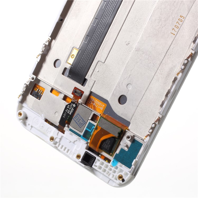 OEM Screen and Digitizer Assembly + Frame Replacement Part for Xiaomi Mi 5c - White-6
