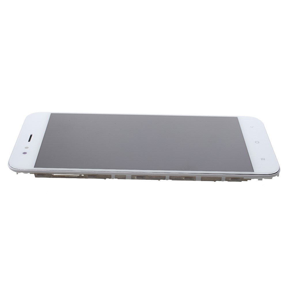 LCD Screen and Digitizer Assembly + Frame Replacement (without Logo) for Xiaomi Mi A1 / 5X - White