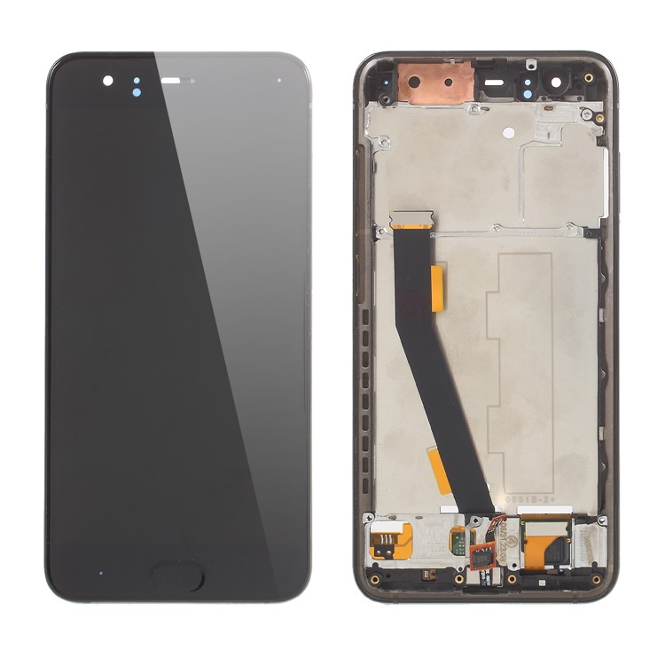 OEM LCD Screen and Digitizer + Assembly Frame Part for Xiaomi Mi 6 - Black-1