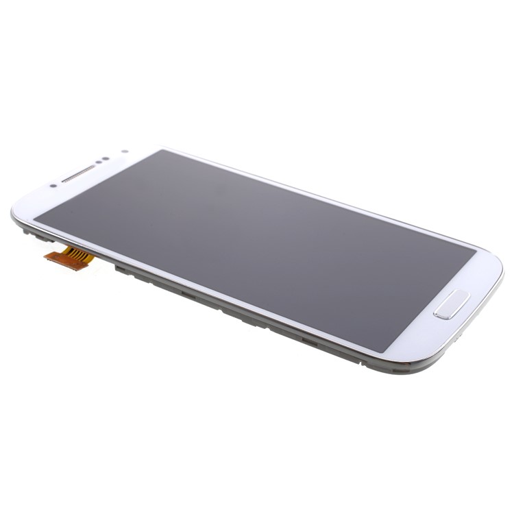 For Samsung Galaxy S4 I9505 LCD Screen and Digitizer Assembly + Frame with Screen Brightness IC - White-3