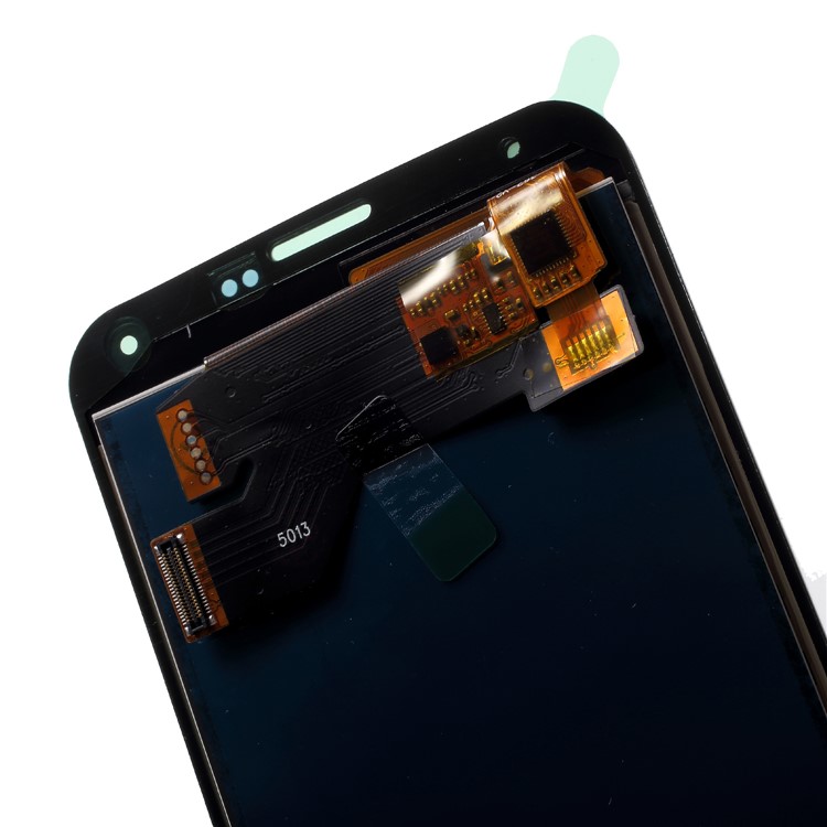 LCD Screen and Digitizer Assembly Replacement with Screen Brightness IC for Samsung Galaxy S5 G900 - White-6
