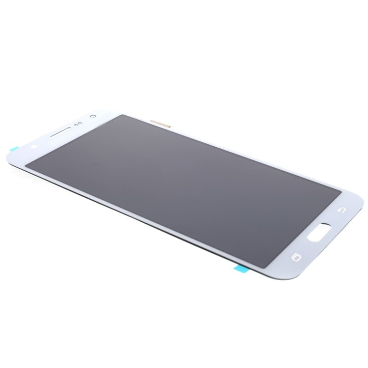 LCD Screen and Digitizer Assembly Replace Part with Screen Brightness IC for Samsung Galaxy J7 SM-J700F - White-3
