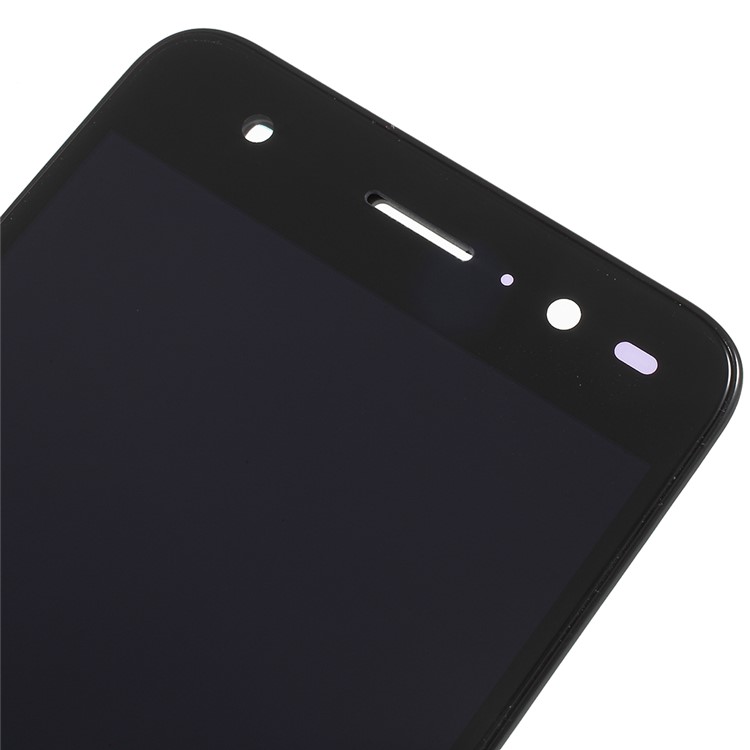 OEM LCD Screen and Digitizer Assembly + Frame Replacement for ZTE V7 lite - Black-3