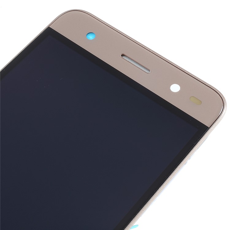 OEM LCD Screen and Digitizer Assembly + Frame Replace Part for ZTE V7 lite - Gold-3