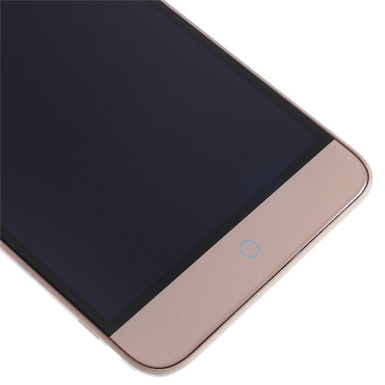 OEM LCD Screen and Digitizer Assembly + Frame Replace Part for ZTE V7 lite - Gold-4