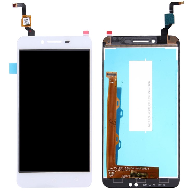 OEM LCD Screen and Digitizer Assembly Replace Part for Lenovo Vibe K5 A6020 - White-1
