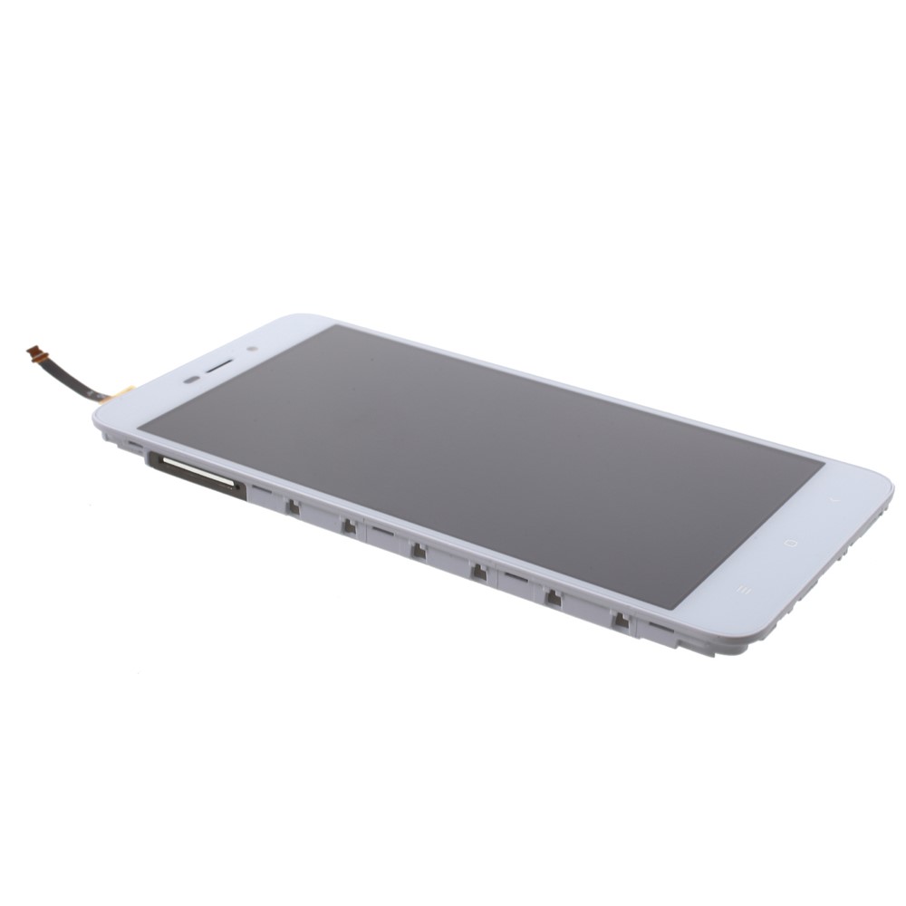 OEM LCD Screen and Digitizer Assembly Replacement with Front Housing for Xiaomi Redmi 4a - White-2