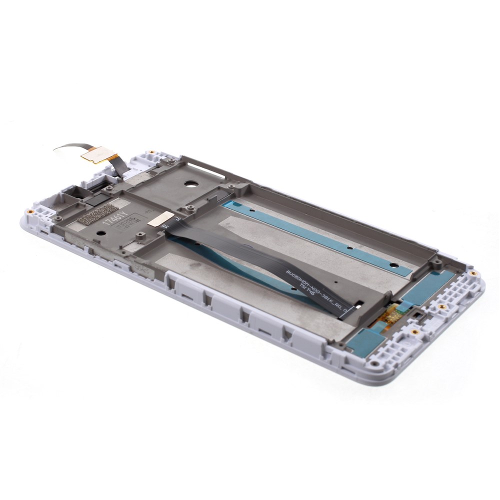 OEM LCD Screen and Digitizer Assembly Replacement with Front Housing for Xiaomi Redmi 4a - White-3