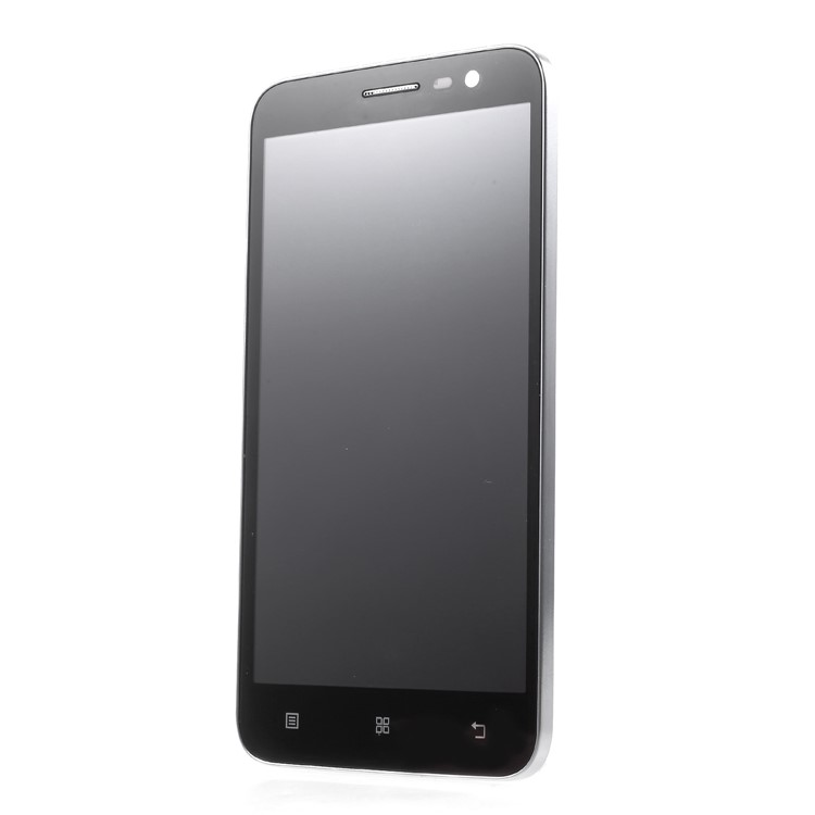 OEM LCD Screen and Digitizer Assembly + Frame Replacement for Lenovo Golden Warrior A8 A808T A806 - Black-2