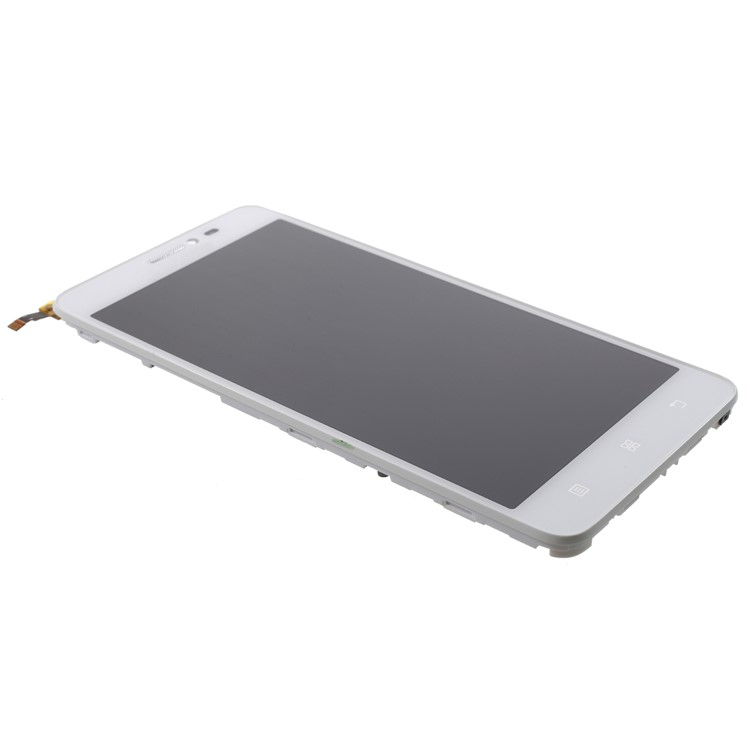 OEM Screen and Digitizer Assembly + Frame Replace Part for Lenovo S850 - White-2