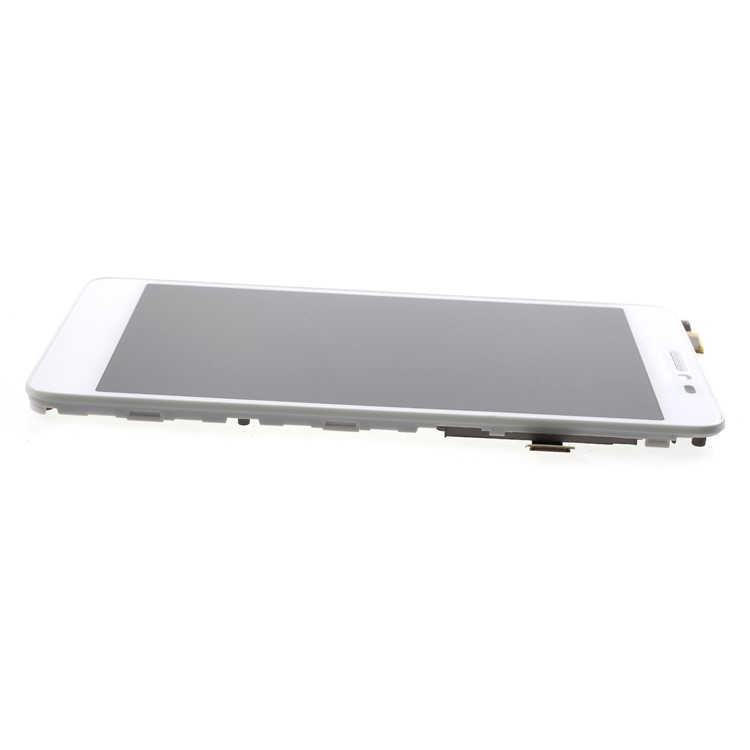 OEM Screen and Digitizer Assembly + Frame Replace Part for Lenovo S850 - White-3