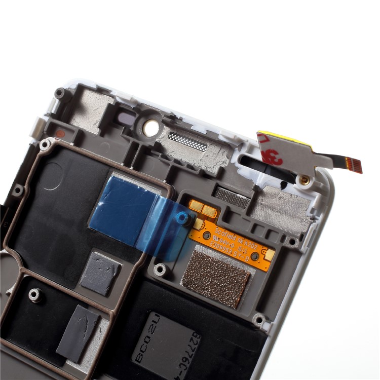 OEM Screen and Digitizer Assembly + Frame Replace Part for Lenovo S850 - White-5