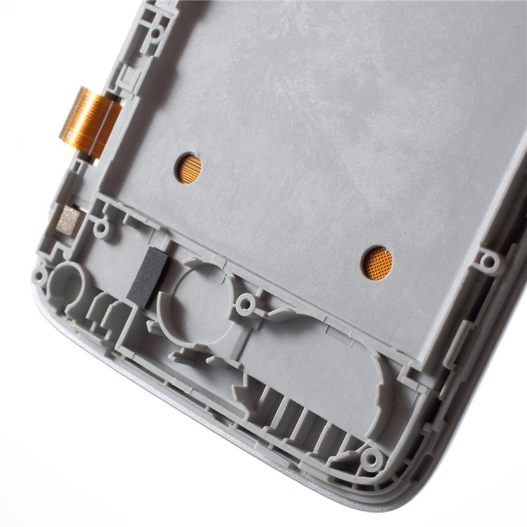 OEM LCD Screen and Digitizer Assembly with Front Housing for Lenovo A328 - White-5