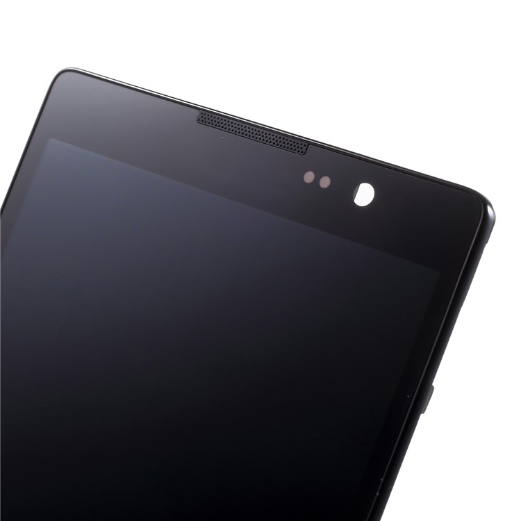 OEM LCD Screen and Digitizer Assembly Part + Frame Replacement for Lenovo K80 / P90 - Black-7