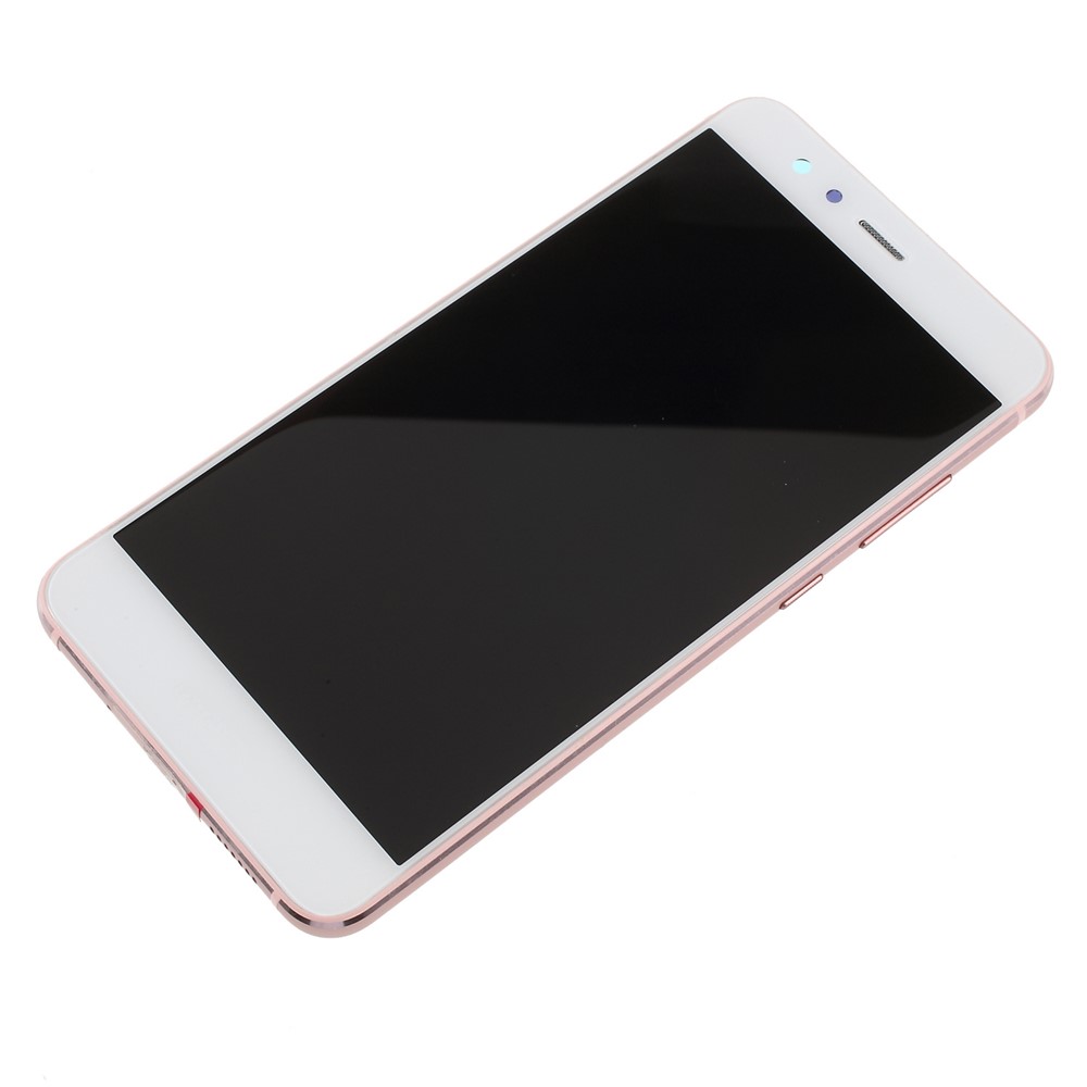 LCD Screen and Digitizer Assembly Replacement with Front Housing for Huawei P10 Lite - White/Pink-3