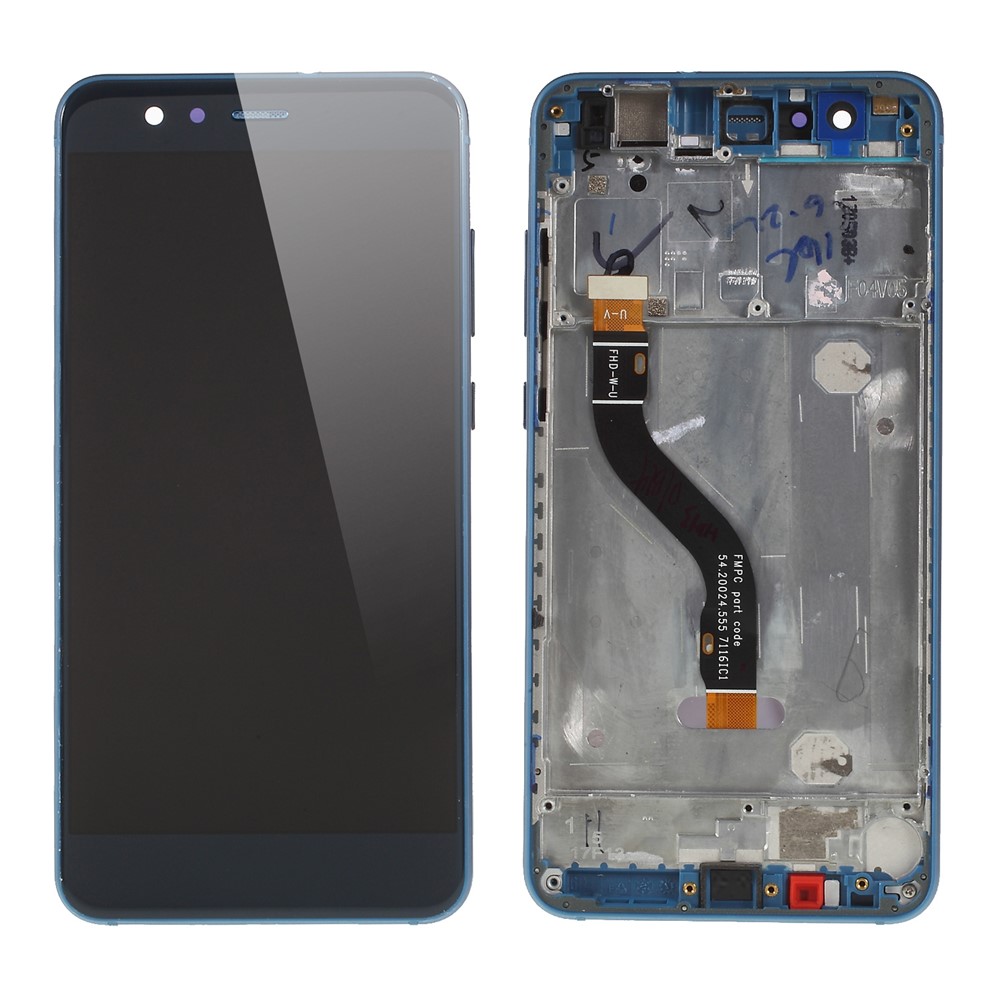 LCD Screen and Digitizer Assembly Replacement Part with Front Housing for Huawei P10 Lite - Blue-1