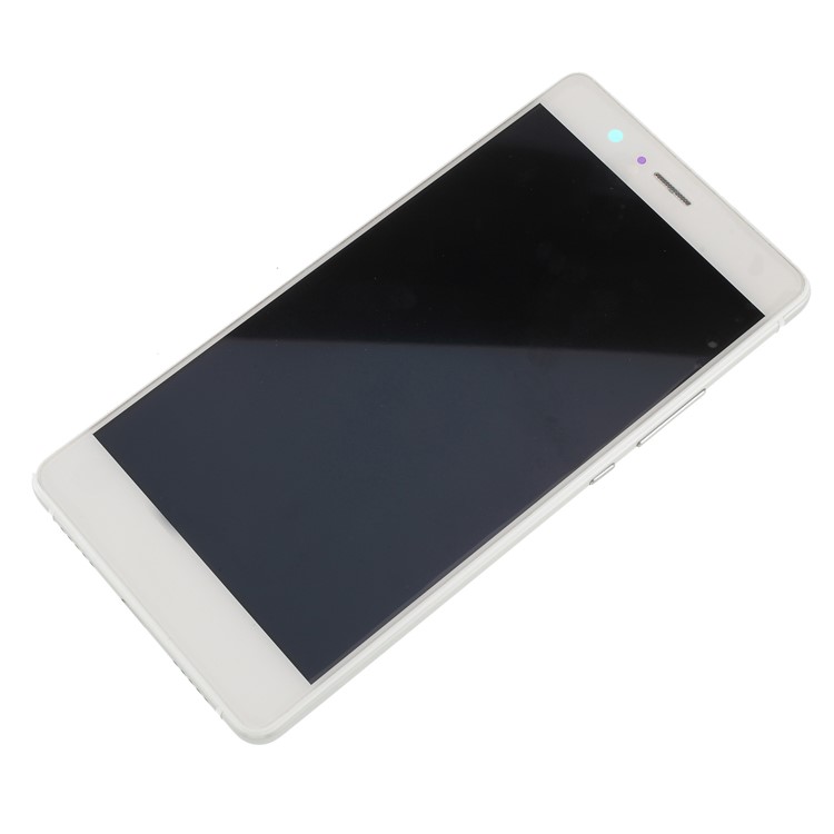 LCD Screen and Digitizer Assembly + Frame Replace Part for Huawei P9 Lite - White-3