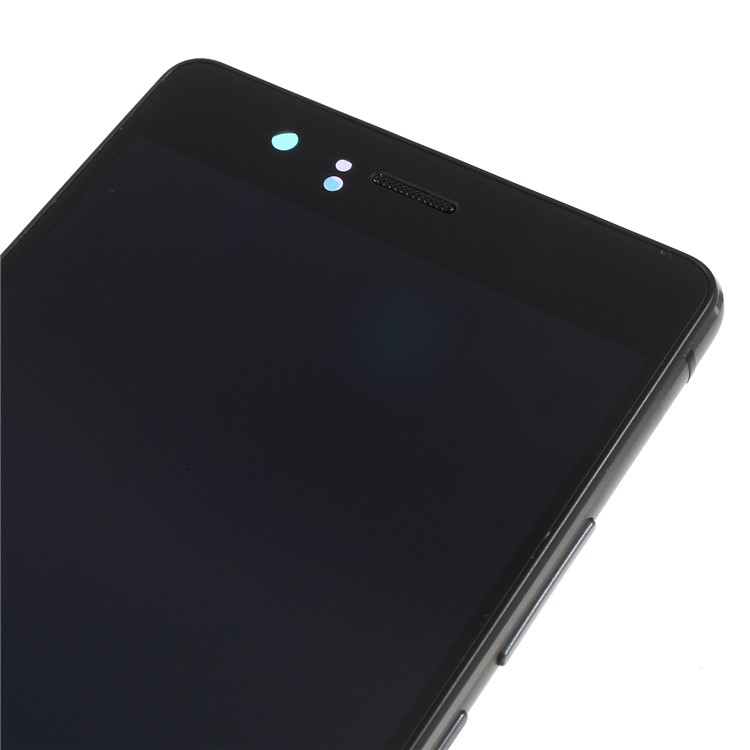 LCD-Bildschirm Und Digitizer Assembly + Rahmenteil Ersatz Für Huawei P9 Lite - Schwarz-3