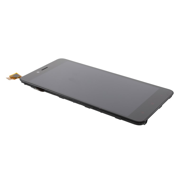 LCD Screen and Digitizer Assembly + Frame Replace Part (Non-OEM) for Xiaomi Redmi Note 2 - Black-3