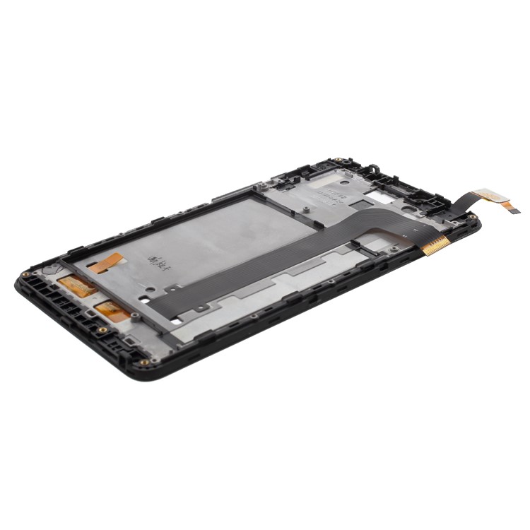 LCD Screen and Digitizer Assembly + Frame Replace Part (Non-OEM) for Xiaomi Redmi Note 2 - Black-5