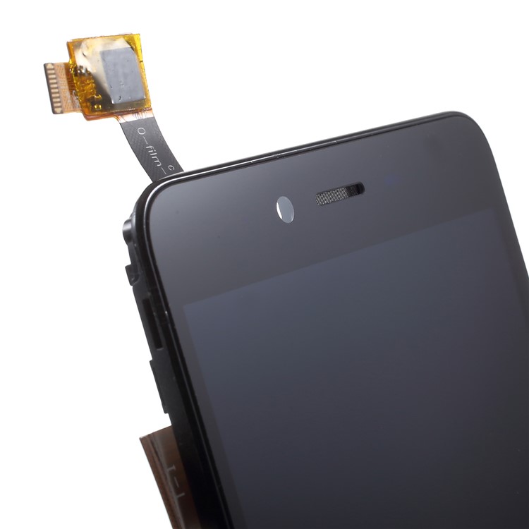 LCD Screen and Digitizer Assembly + Frame Replace Part (Non-OEM) for Xiaomi Redmi Note 2 - Black-8
