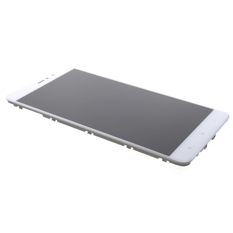LCD Screen and Digitizer Assembly + Frame Replacement (Non-OEM) for Xiaomi Mi 5s Plus - White-3
