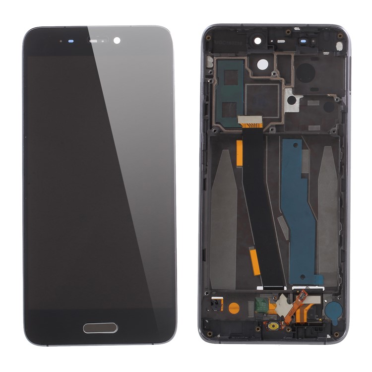 For Xiaomi Mi 5 Screen and Digitizer Assembly + Frame Replacement Part (Non-OEM) - Black-1