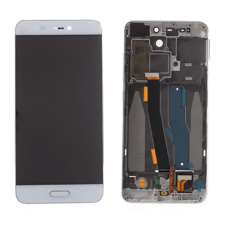 For Xiaomi Mi 5 Screen and Digitizer Assembly + Frame Replacement (Non-OEM) - White-1