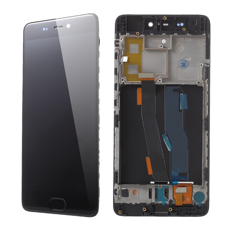LCD Screen and Digitizer Assembly + Frame Replacement (Non-OEM) for Xiaomi Mi 5s - Black-1