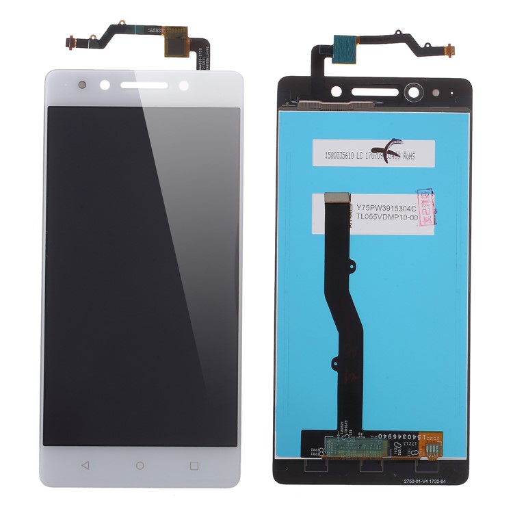 OEM LCD Screen and Digitizer Assembly Repair Part for Lenovo K8 Note - White-1
