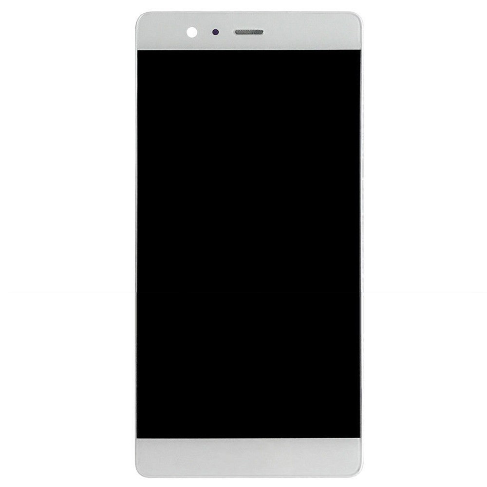 LCD Screen and Digitizer Assembly + Frame Part for Huawei P9 Plus - White-2