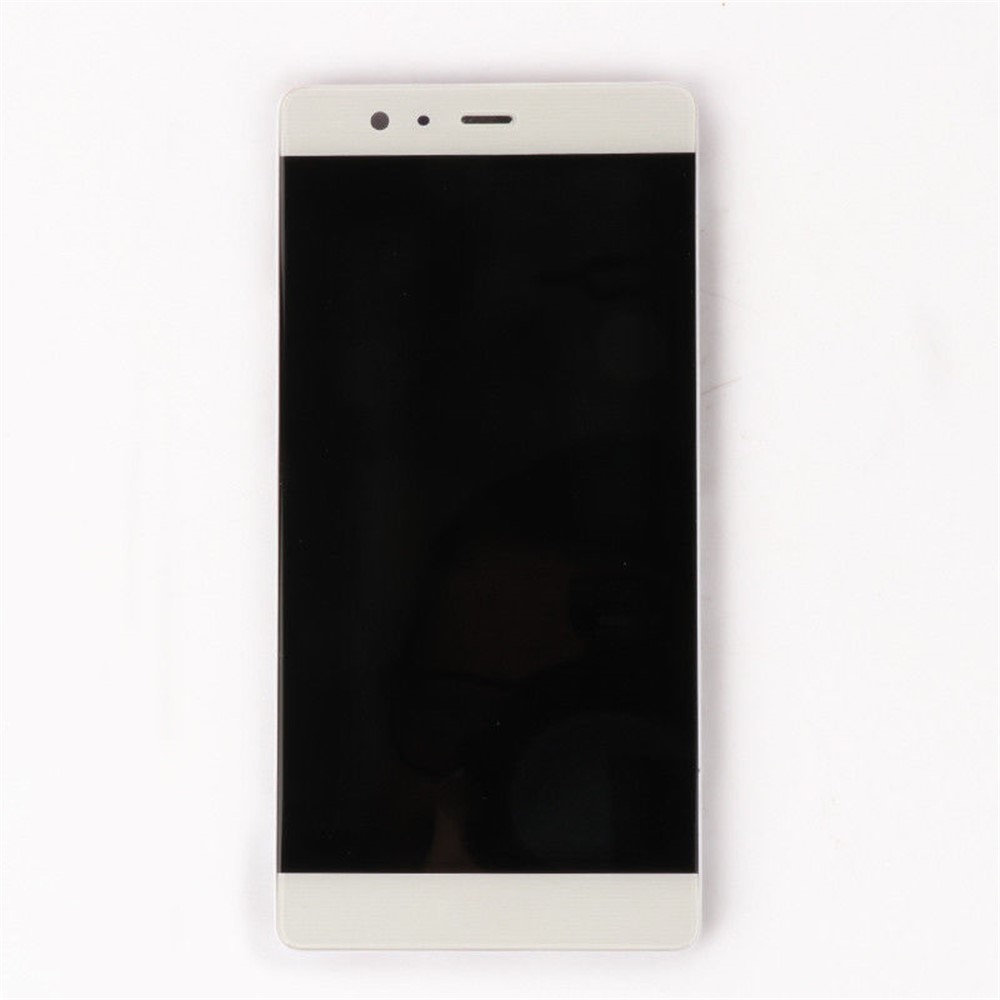 LCD Screen and Digitizer Assembly + Frame Part for Huawei P9 Plus - White-6