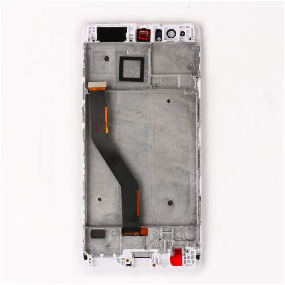 LCD Screen and Digitizer Assembly + Frame Part for Huawei P9 Plus - White-7