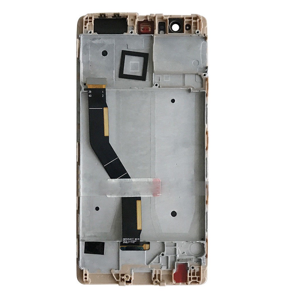 LCD Screen and Digitizer Assembly + Frame Replacement for Huawei P9 Plus - Gold-3
